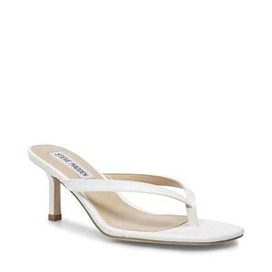 Steve Madden Melrose leather sandals in white